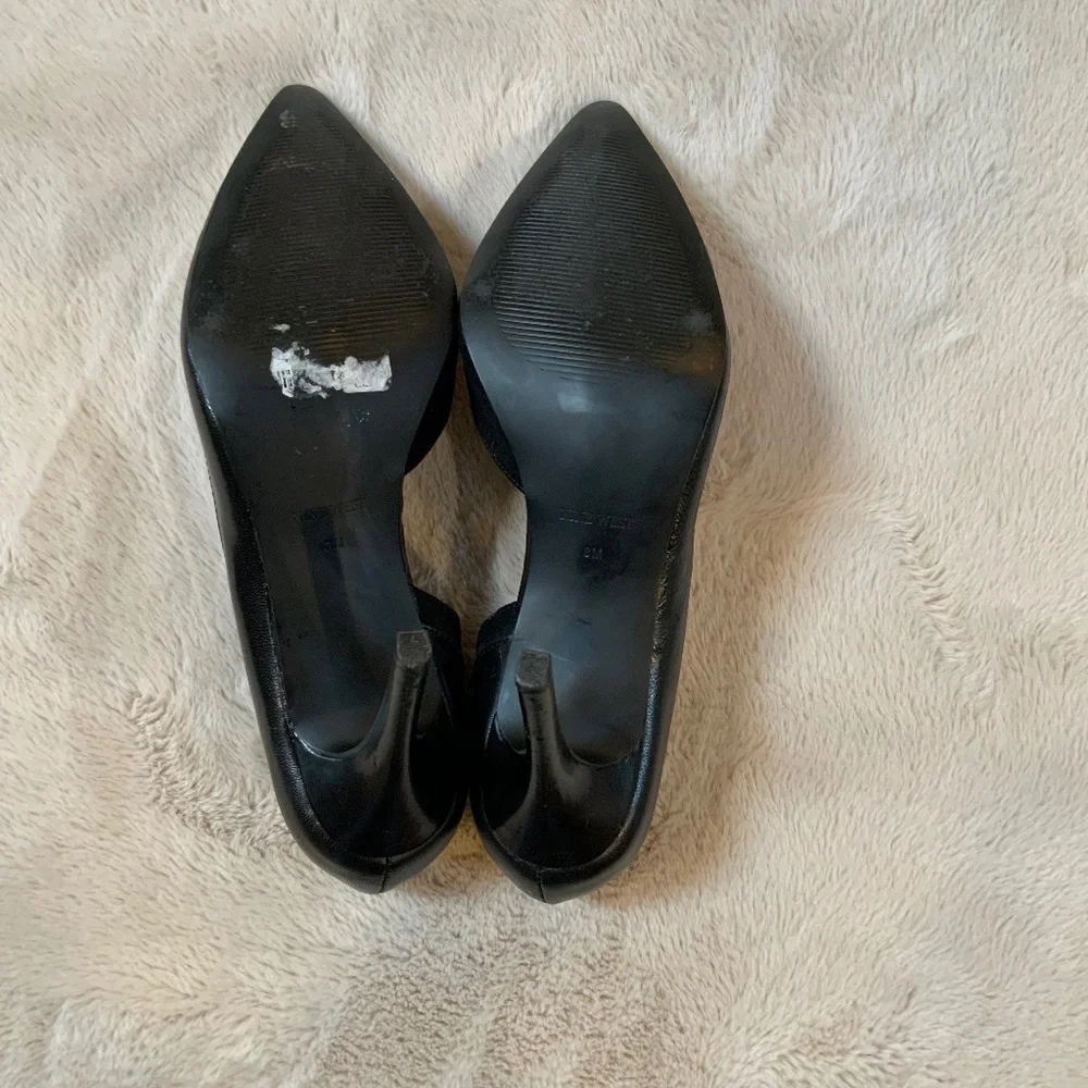 Nine West D’orsay  Black 8 Pointed Stiletto Heels Date night Wedding Guest Party